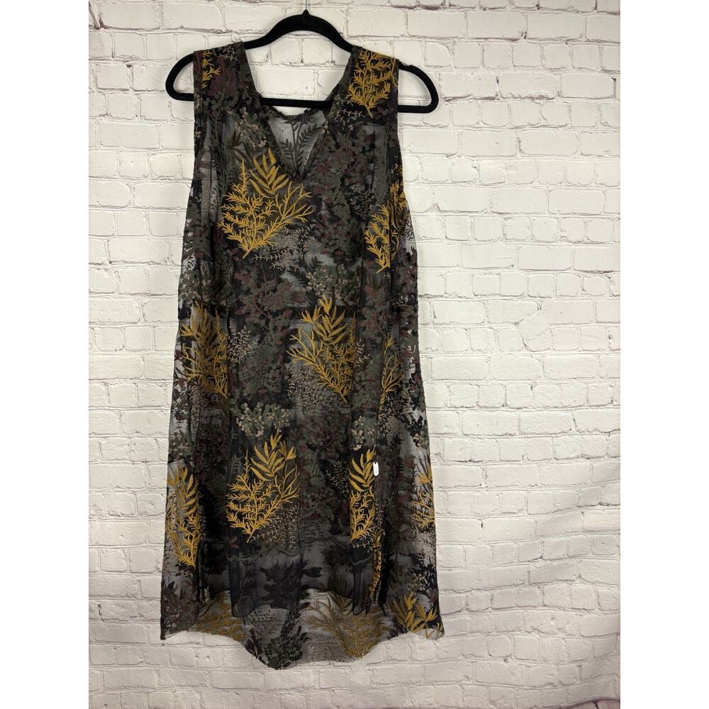 Women's SKIF Skifo Sleeveless Embroidered Tunic Dress With Layer Dress OS 2 In 1